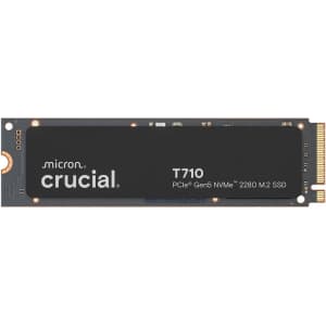 Crucial T710 2TB PCIe 5.0 NVMe M.2 2280 SSD: $179.99