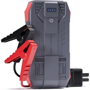 4,000A 12V Portable Car Battery Jump Starter: $17.99