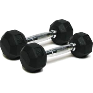 8-lb. Dumbbells Hand Weights Set of 2: $20
