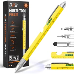 Biib 9-in-1 Multitool Pen for Men: $4.94