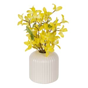 BH&G 10" Artificial Yellow Forsythia in Vase: $5.09