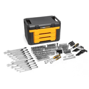 Gearwrench 1/4" and 3/8" Drive 90-Tooth Standard and Deep SAE/Metric Mechanics Tool Set: $199