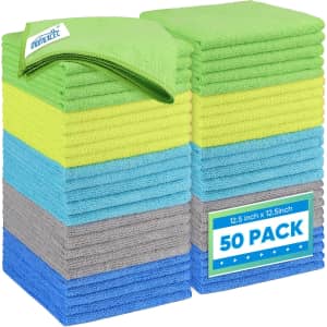 Homexcel Microfiber Cleaning Cloth 50-Pack: $14 via Sub. & Save