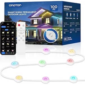 Cinoton 100-Foot Permanent Outdoor Lights: $69.99 Cinoton 100-Foot Permanent Outdoor Lights: $69.99