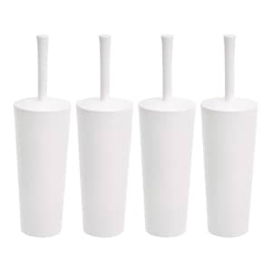 Amazon Basics Toilet Brush and Holder 4-Pack: $24 w/ Prime
