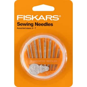 Fiskars Sewing Needle Set & Threader w/ 30 Needles: $4