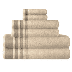 Home Expressions Solid and Stripe Towel Deals: from $2