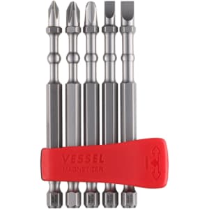 Vessel 5-Piece Impact Ball Torsion Bit Set: $11