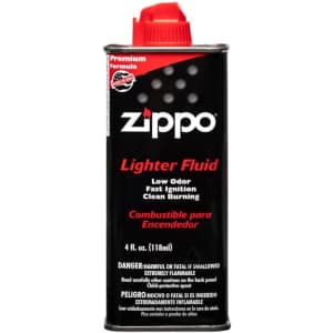 Zippo 4-oz. Lighter Fluid: $2