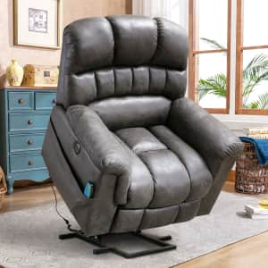 Latitiude Run 41.3'' Power Lift Recliner Chair with Heat and Massage: $380 Latitiude Run 41.3'' Power Lift Recliner Chair with Heat and Massage: $380