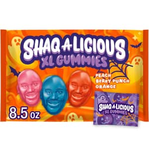 SHAQ-A-LICIOUS Individually Wrapped XL Gummies: $3.18 SHAQ-A-LICIOUS Individually Wrapped XL Gummies: $3.18