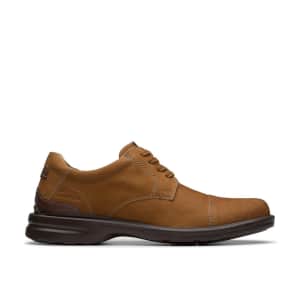 Clarks Men's Gessler Leather Shoes: $40