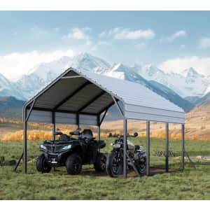 GarveeLife 13x16x11-Foot Metal Carport: $444 GarveeLife 13x16x11-Foot Metal Carport: $444
