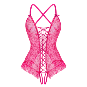 Avidlove Rave Mesh Corset Teddy Bodysuit: $4.99