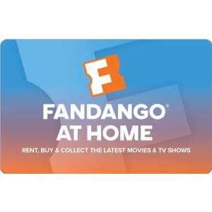 $25 Fandango Gift Card: $20 $25 Fandango Gift Card: $20