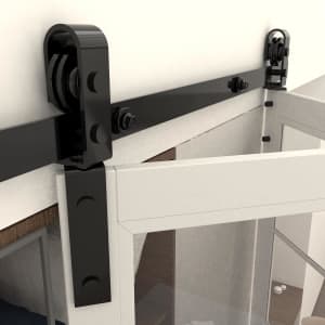 Arti-Life 40" Bifold Sliding Barn Door Hardware Track Kit: $23.79