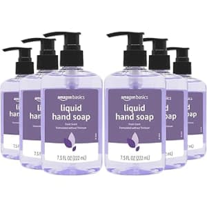 Amazon Basics 7.5-oz. Liquid Hand Soap 6-Pack: $4.42 w/ Sub & Save