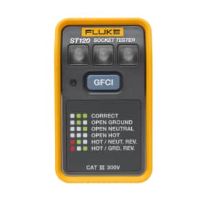 Fluke ST120 GFCI Socket Tester: $7.99
