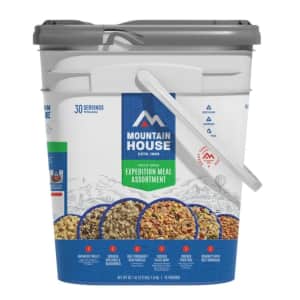 Mountain House Expedition Meal Assortment 30-Serving Tub: $56