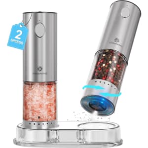 Vivosparks 2-Speed Electric Salt and Pepper Grinder Set: $24.79