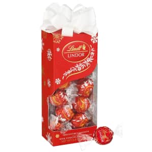 Lindt Lindor Milk Chocolate Candy Truffles 6.8-oz. Box: $4.99 via Sub & Save
