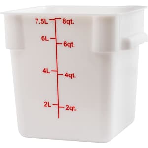 Winco 8-Quart Square Food Storage Container: $6.21 Winco 8-Quart Square Food Storage Container: $6.21