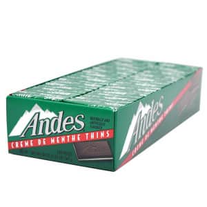 Andes Creme De Menthe Thins 120-Count Box: $9.90