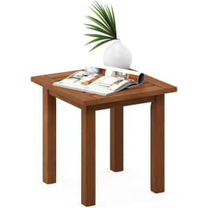 Furinno Tioman Hardwood Outdoor End Table: $25 w/ Prime