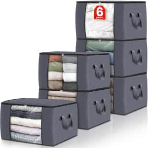 Fab Totes 60L Storage Bag 6-Pack: $9.94 w/ Prime