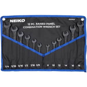 Neiko 12-Piece Combination Wrench Set: $18