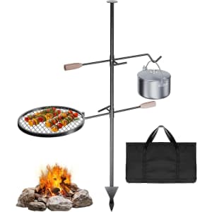 Swivel Campfire Grill with Adjustable Rack: $30.86 Swivel Campfire Grill with Adjustable Rack: $30.86
