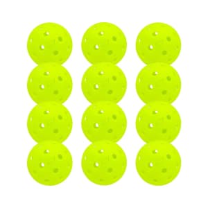 Core Pickleball Impact Neon 40-Hole Pickleball 12-Pack: $6.40