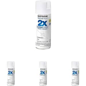 Rust-Oleum Painter's Touch 2X Ultra Cover Spray Paint 12-oz. Can 4-Pack: $17