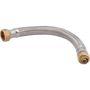 SharkBite 1/2 x 3/4 Inch Water Heater Connector: $11.82 SharkBite 1/2 x 3/4 Inch Water Heater Connector: $11.82