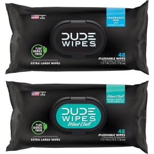 Dude Wipes 48-Count Variety 2-Pack: $4.01