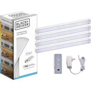 Black + Decker Smart LED Under Cabinet Lighting Kit: $86