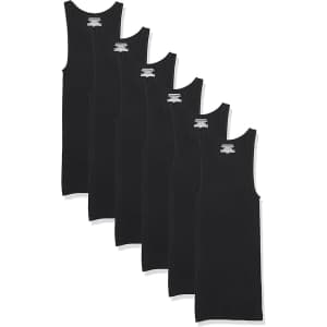 Amazon Essentials Men's Tank Undershirt 6-Pack: $13.90 Amazon Essentials Men's Tank Undershirt 6-Pack: $13.90