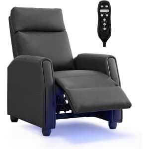 PU Leather Recliner Chair: $150