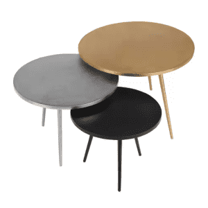 Home Decorators Collection Set of 3 Metal Coffee Tables: $232 Home Decorators Collection Set of 3 Metal Coffee Tables: $232