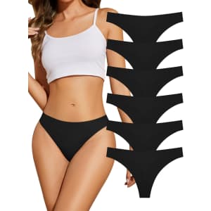 Women's Seamless Thongs 6-Pack: $6.99