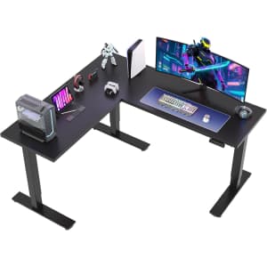 Sanodesk 71" x 63" L-Shaped Adjustable Electric Standing Desk: $253 w/ Prime