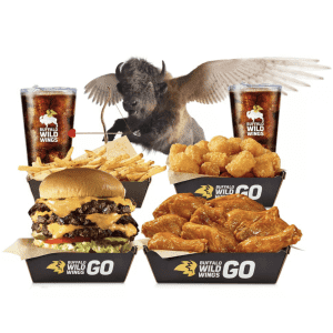Buffalo Wild Wings Pick 6 + Date Night: 2 entrees, 2 sides, and 2 drinks from $20