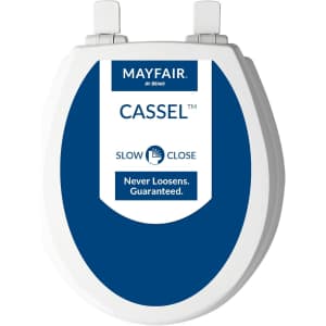 Mayfair Cassel Slow Close Toilet Seat: $28