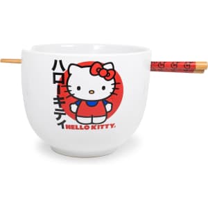 Silver Buffalo 20-oz. Hello Kitty Bowl w/ Chopsticks: $4.49 Silver Buffalo 20-oz. Hello Kitty Bowl w/ Chopsticks: $4.49