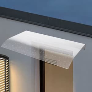 24" x 16" Transparent Door Awning: $32