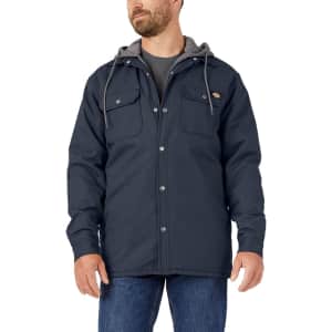 Dickies Men's Duck Shirt Jacket w/ Hydroshield: $45.60