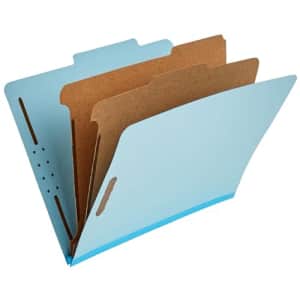 Amazon Basics Recycled Classification Folders: $16