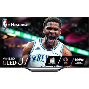 Hisense U7 Series 55" ULED 4K Smart TV: $499
