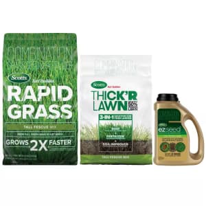 Scotts Turf Builder Grass Seed Annual Program Tall Fescue Mix for Small Lawns: $48