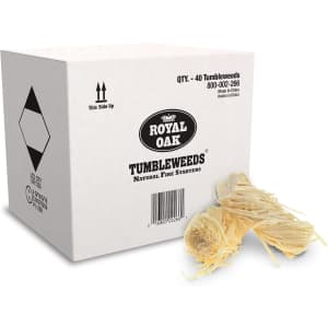 Royal Oak Tumbleweeds Natural Fire Starter 40-Pack: $7.79